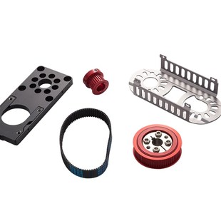 45/60同步带直线模组滑台可选配电机减速套装1:2.5速比高精度配件