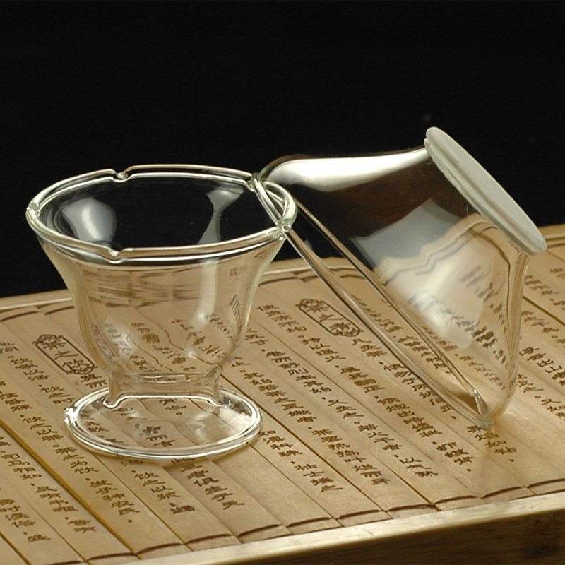 茶漏 玻璃茶具 公道杯伴侣 分茶器 茶滤 功夫茶具【经典茶漏】