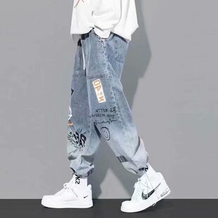 极速High Pants Street Cargo Hop Mens Fashion quality Hip