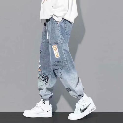 极速High quality Fashion Mens Cargo Pants Hip Hop nd Street