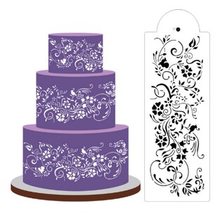 好货TTLIFE Hollow Flower Snowflake Spray Cake Mold Vintage P