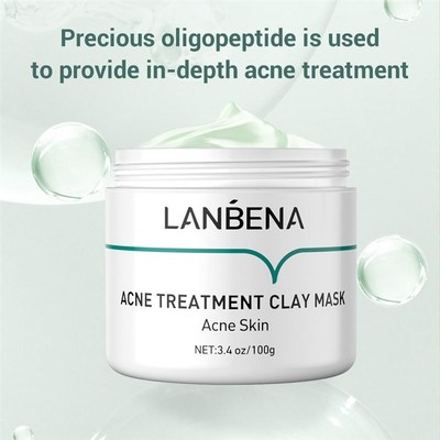 Treatment Clay Mask Acne Skin Deep Cleansing Remove