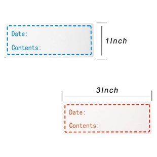 Labels 00Pcs &amp Freezer Inch 500x Removable