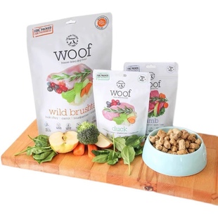 woof冻干1kg狗食宠物无谷牛羊鸡负鼠犬主食狗狗零食成犬幼犬通用