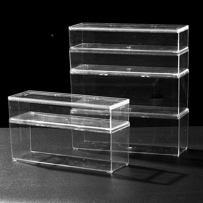 桌面收纳盒亚克力透明窄长带盖化妆品护肤眉笔刷镜柜洗脸巾棉签盒,手表,配件,淘宝优惠券,粉丝福利购,淘宝优惠卷