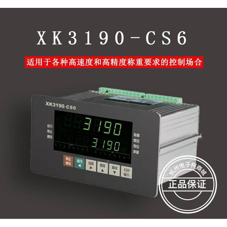 上海耀华XK3190-CS6称重显示控制器配料秤定量包装秤分选秤仪表