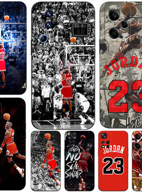 硅胶软手机壳适用红米NOTE13K70K50K6012turbo11PROPLUS+K70K60K50至尊K40K40SK30iUltra5G 23号乔丹篮球