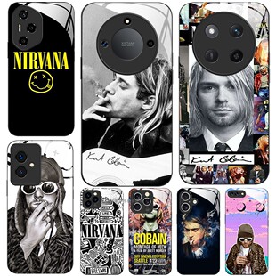 玻璃手机壳适用荣耀300PRO200 100 50 60 70 90GT80X60 X50 X40 X10 X20 X30 涅槃乐队Nirvana摇滚