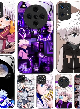 玻璃手机壳适用OPPO FINDX8 PRO X7X6X5X3RENO13RPO12 11K12K11K10  奇犽·揍敌客 Killua Zoldyck