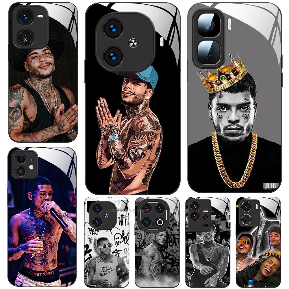 玻璃手机壳适用OPPO IQoo13 12 11 10 neo9 8 pro 说唱MC Kevin rapper