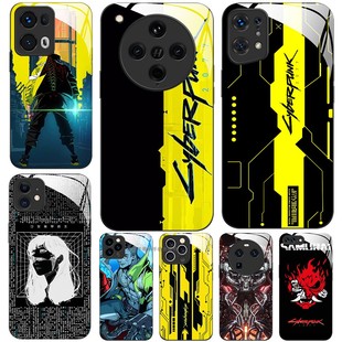 FINDX8 赛博 PRO 11K12K11K10 朋克 X7X6X5X3RENO13RPO12 玻璃手机壳适用OPPO