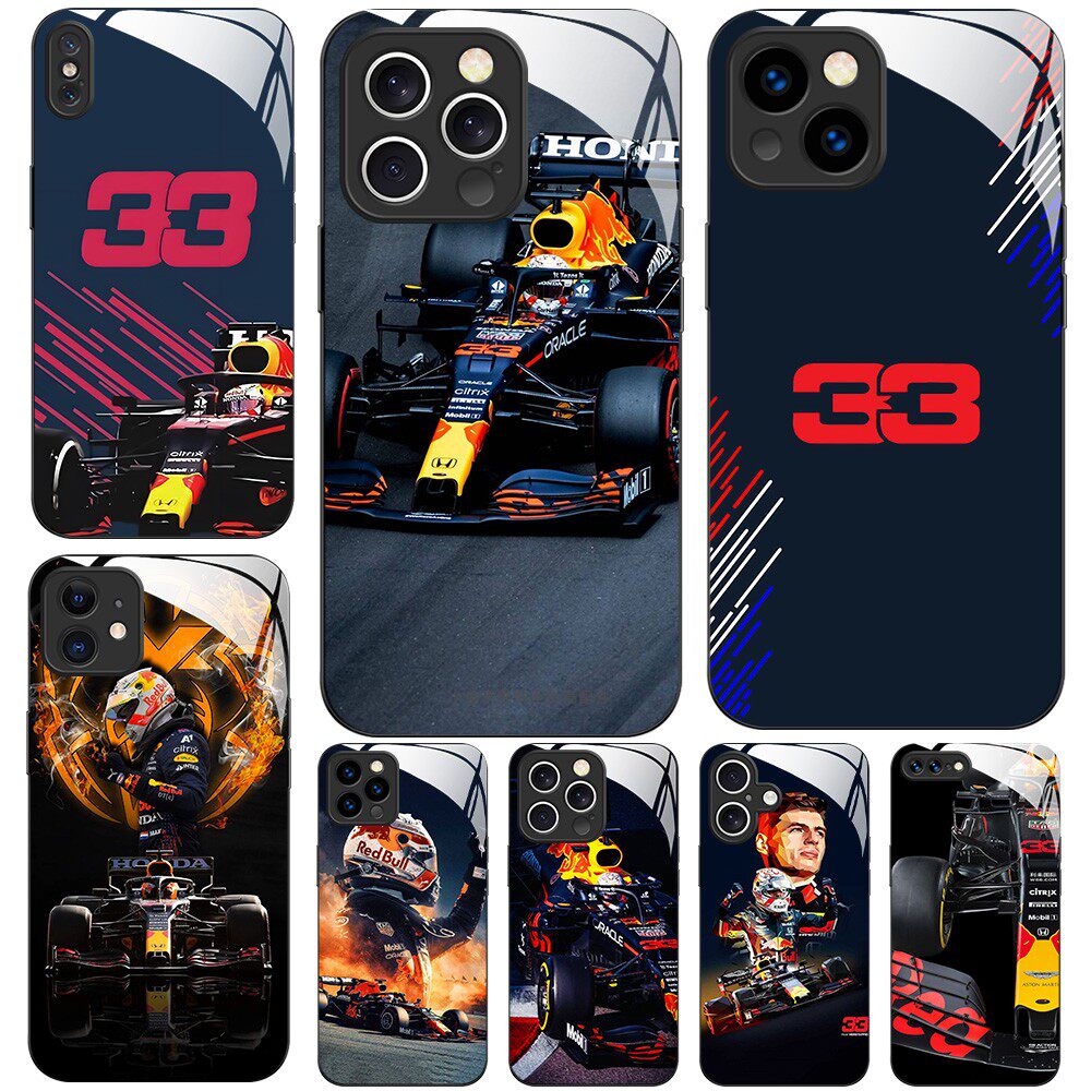 磁吸玻璃手机壳适用苹果iPhone 16 15 14Pro12Max13Pro11 维斯塔番33 F1赛车