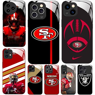 玻璃手机壳适用红米K80PRO K70K60K50至尊K40K40SK30 Ultra 旧金山49人突袭者橄榄球