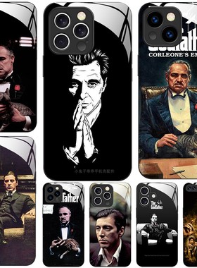 磁吸玻璃手机壳适用苹果iPhone 16 15 14Pro12Max13Pro11 教父godfather