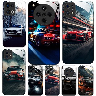 11K12K11K10 玻璃手机壳适用OPPO X7X6X5X3RENO13RPO12 PRO 奥迪RS跑车赛车 FINDX8