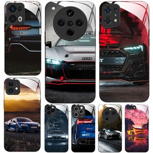 X7X6X5X3RENO13RPO12 11K12K11K10 奥迪A6 玻璃手机壳适用OPPO RS6 PRO RS8 FINDX8