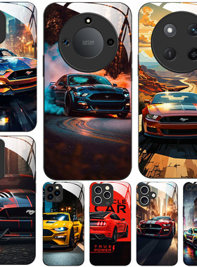 玻璃手机壳适用荣耀300PRO200 100 50 60 70 90GT80X60 X50 X40 X10 X20 X30 野马Mustang