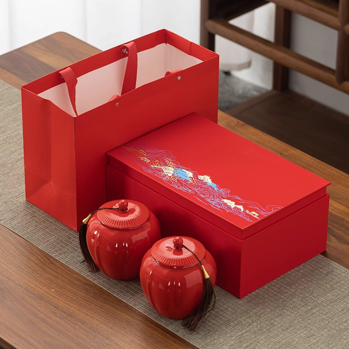 韵公子茶叶礼盒装正山小种红茶特级端午节礼品送礼佳品高档送长辈