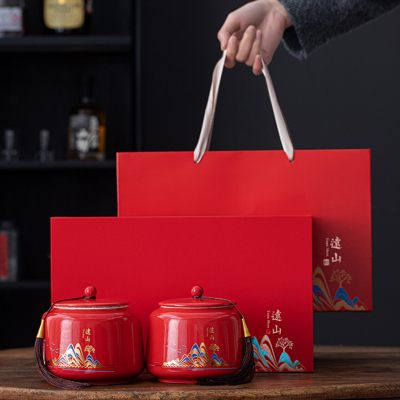 陶瓷礼盒茗茶送礼送长辈