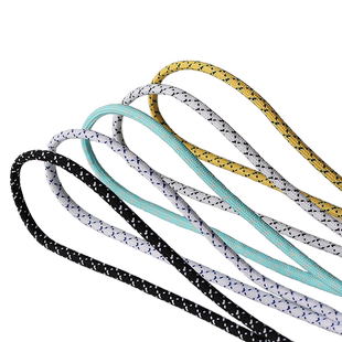 适用于安踏篮球鞋鞋带男款运动鞋KT3 5狂潮3pro高帮黑白圆形鞋绳