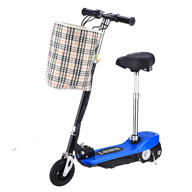 新品轻便成人小型电动车小冲浪折叠电动滑板车迷你车代步车儿童自