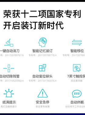 歌派(GEPAD)全自动财务凭证装订机 档案打孔机 一键装订 GP-AE510