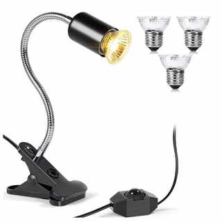 网红Reptile Heat Lamp,Reptile Light With Holdemp;Switch,UVA