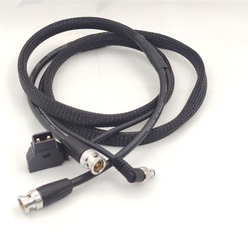 B口转DC带锁Sam HD702  D-TAP阿童木电源线加奈美SDI传输线二合一