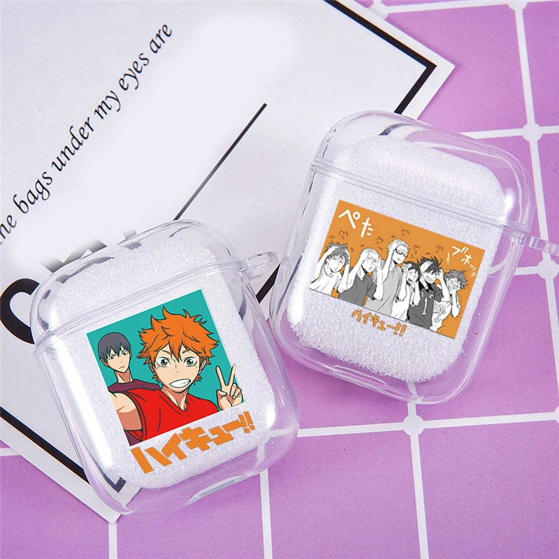 Cute Japan Oya Kuroo Anime Clear Headphone Case For Apple A