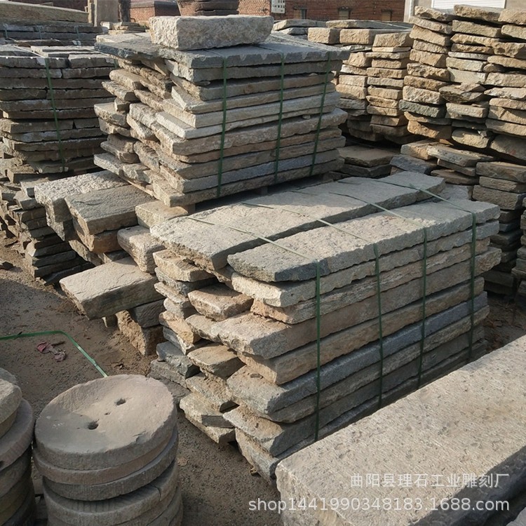 老石条 民间老石板铺路旧石条景区公园园林古建庭院摆件