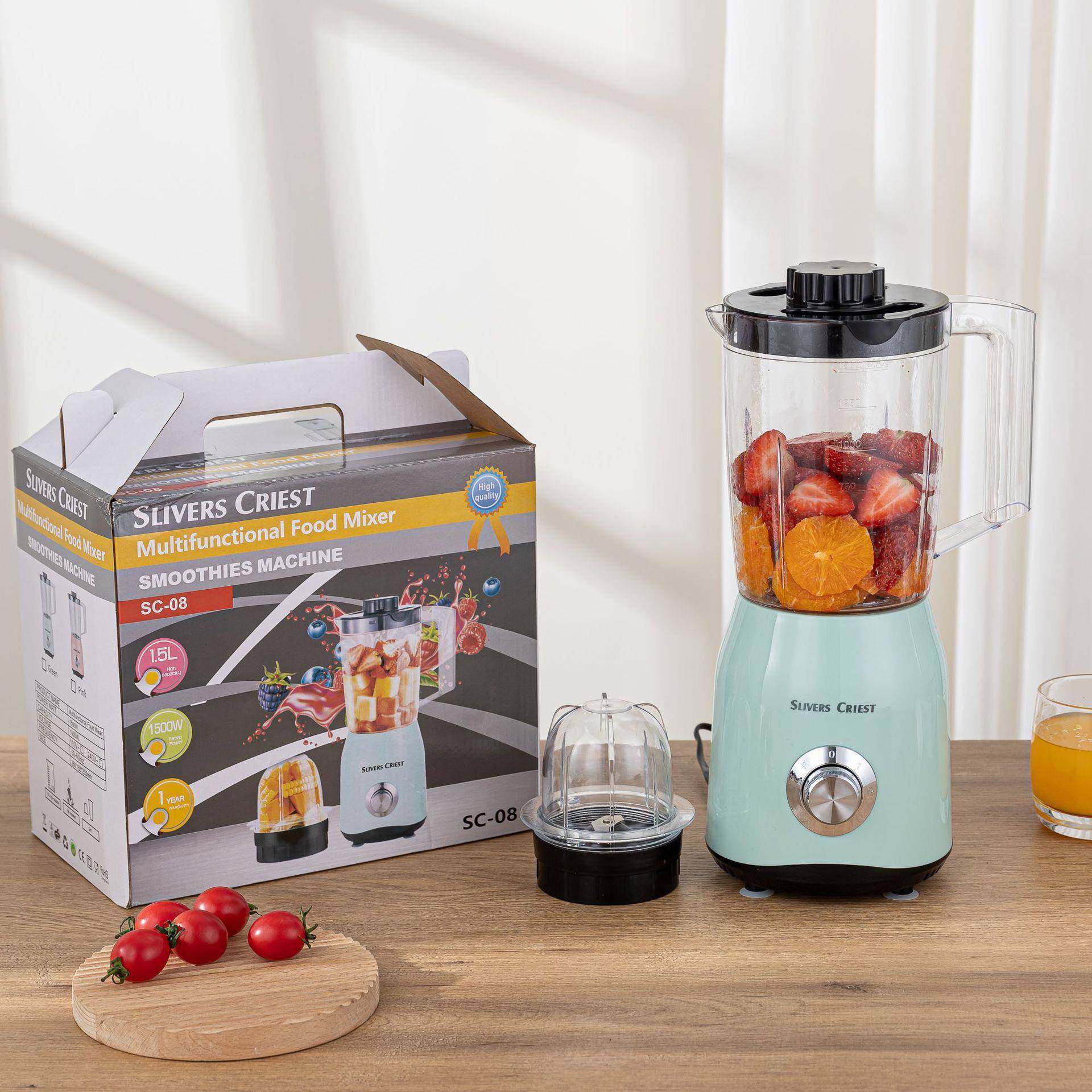 外贸出口家用电动7615电机辅食豆浆果汁榨汁料理全自动大破壁机