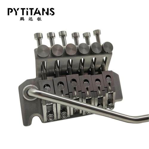 电吉他配件双摇琴桥颤音系统钛合金琴桥吉他配件钛材料乐器