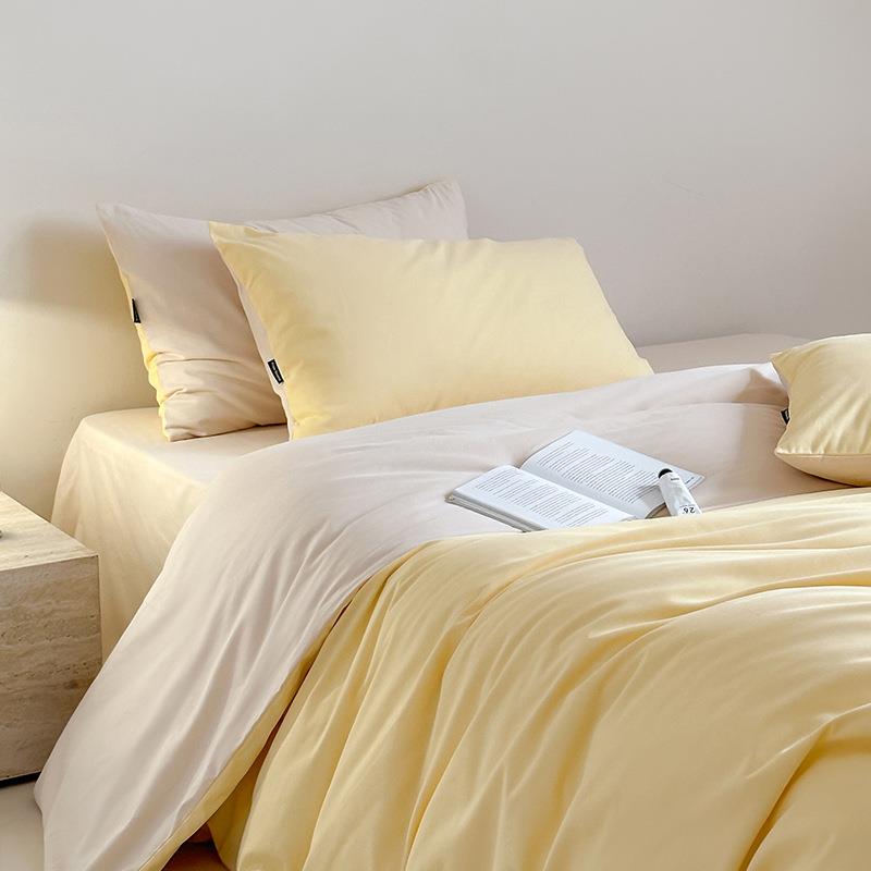 a类秋冬季100支磨毛四件套刺绣卡通全棉床单被套床笠床品刺绣款