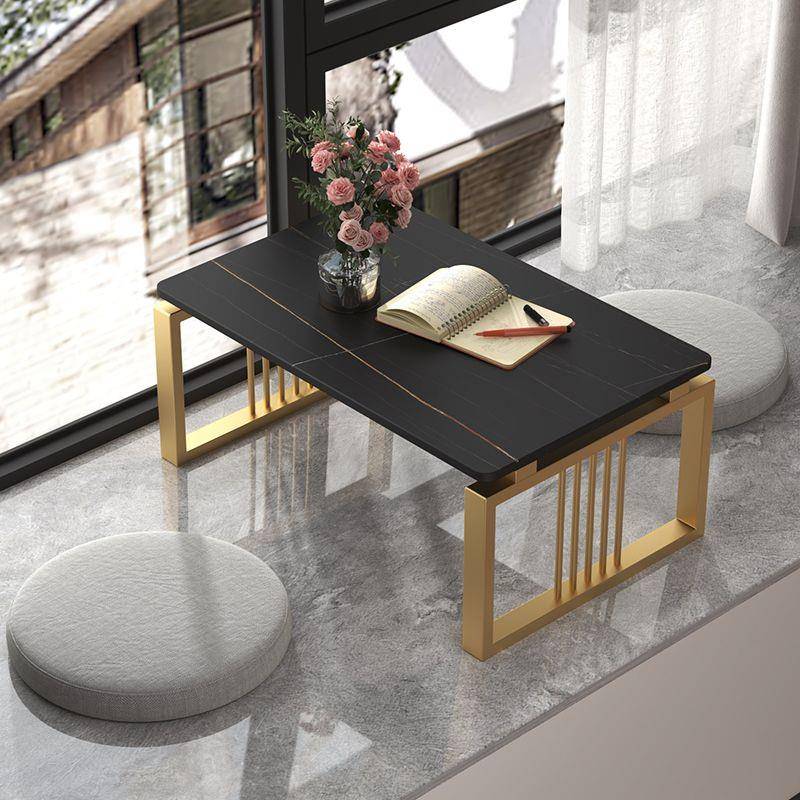 飘窗小茶几窗台桌子矮桌轻奢现代简约榻榻米岩板炕桌铁艺意式北欧