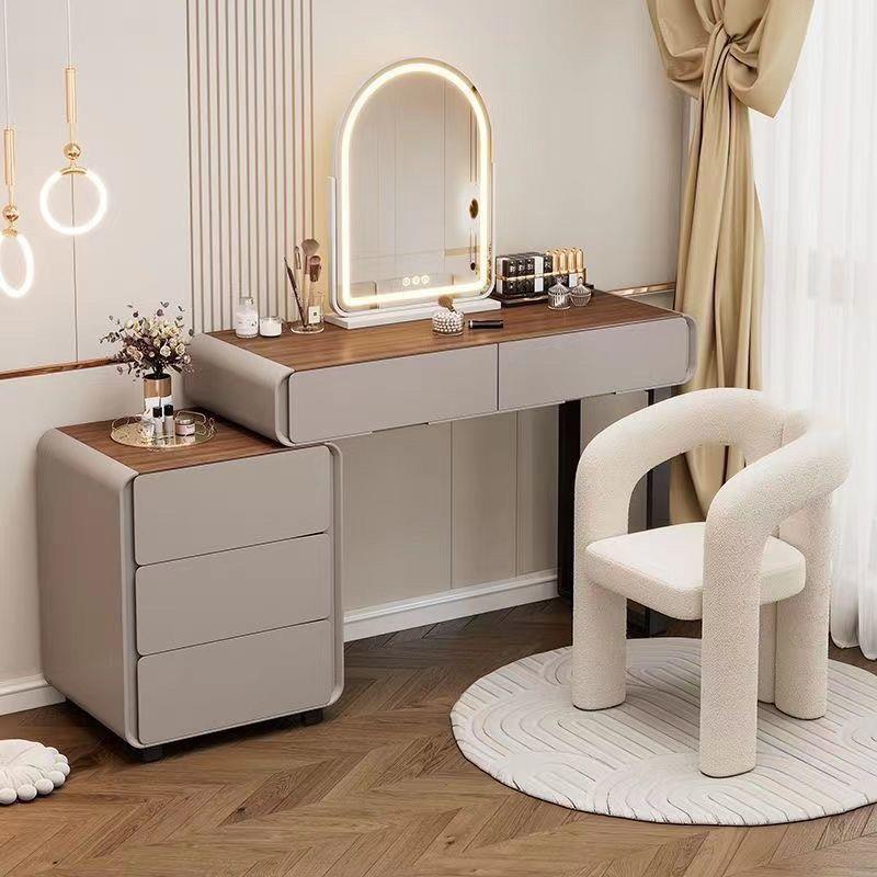 2025新款主卧室梳妆台实木轻奢高级感斗柜一体化妆台卧室化妆桌
