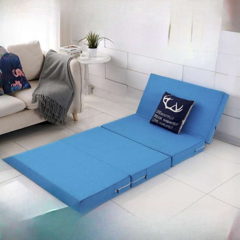 海绵折叠床垫打地铺午睡垫办公室单人午休垫日式懒人简易榻榻