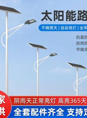 户外太阳能路灯LED2-4米太阳能路灯新农村亮化工程款照明路灯供
