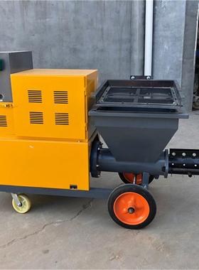 型号全腻子石膏真石漆喷浆机中润4-9KW墙面保温材料砂浆喷涂机