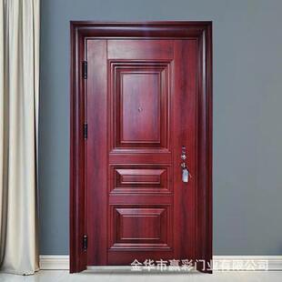 别墅锌合金防盗门推拉式家用标准门新款安全门现代轻奢入户门工厂