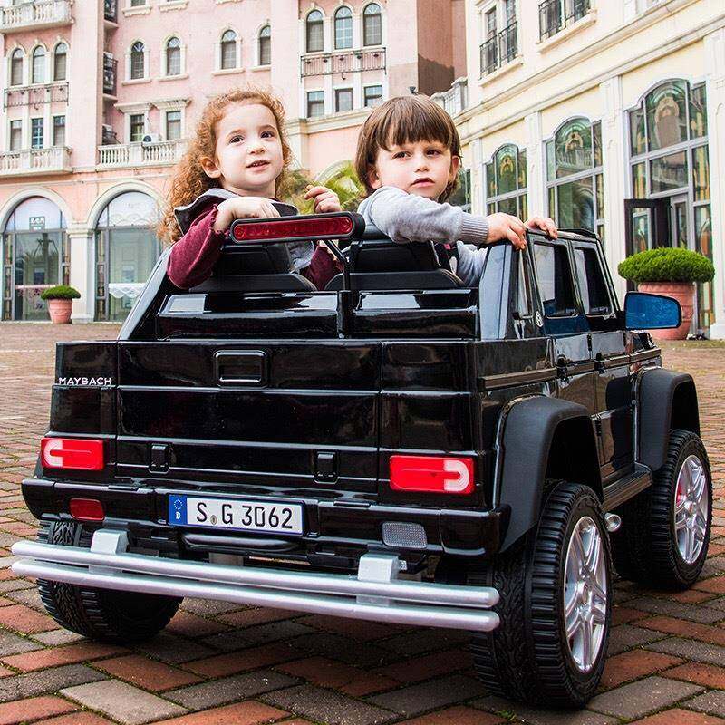 奔驰大G儿童电动汽车双人小孩玩具车宝宝遥控汽车四轮可坐越野车