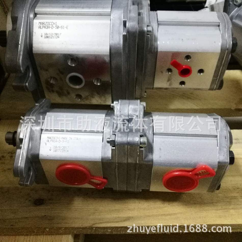 马祖奇三联液压齿轮泵ALPA3-D-80+ALPI3-60+ALPP2-D-16