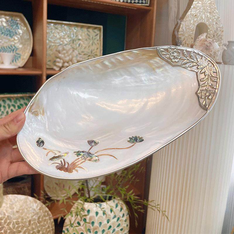 越南创意天然大贝壳托盘水果盘置物首饰收纳轻奢高端家居装饰摆件,基础建材,脚轮/万向轮,淘宝优惠券,粉丝福利购,淘宝优惠卷