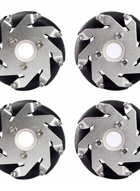 一组60毫米铝万向轮mecanumwheel(4件)14159