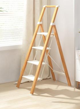 OF9D铝合金梯子加厚家用折叠梯室内多功能四五步人字梯伸缩