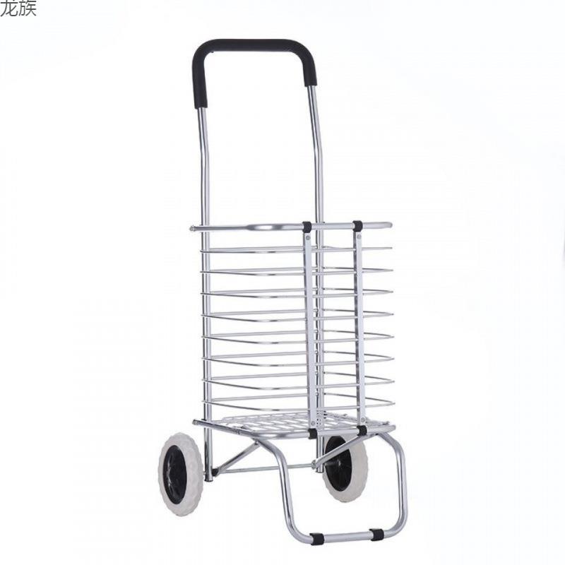 可折叠便携购物车爬楼家用拉杆老人买菜车小推车网红拉货轻便