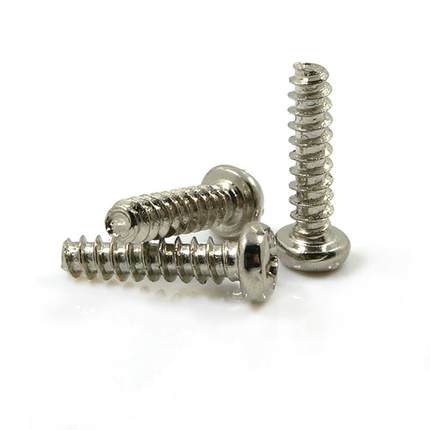 PB镀镍圆头十字平尾自攻螺丝M3.5盘头十字小螺丝齐尾螺钉