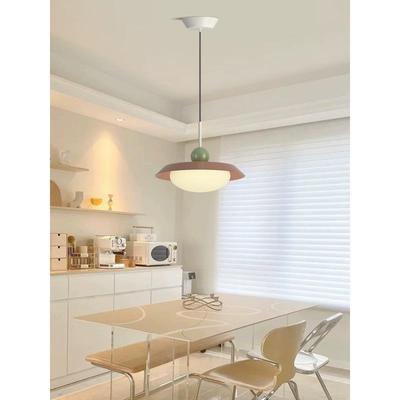 可移位餐厅吊灯摇臂饭厅餐桌灯奶油风现代简约新款可调节吧台吊灯