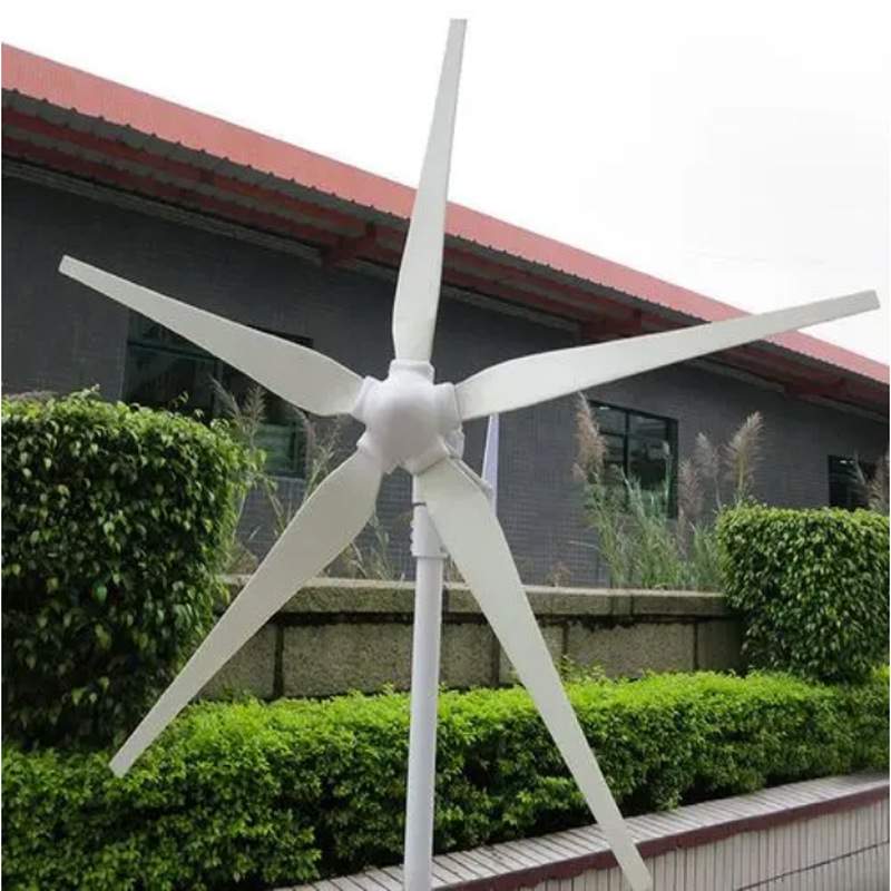 供应300W12V风力发电机六叶片/小型风能设备微风启动家用220V