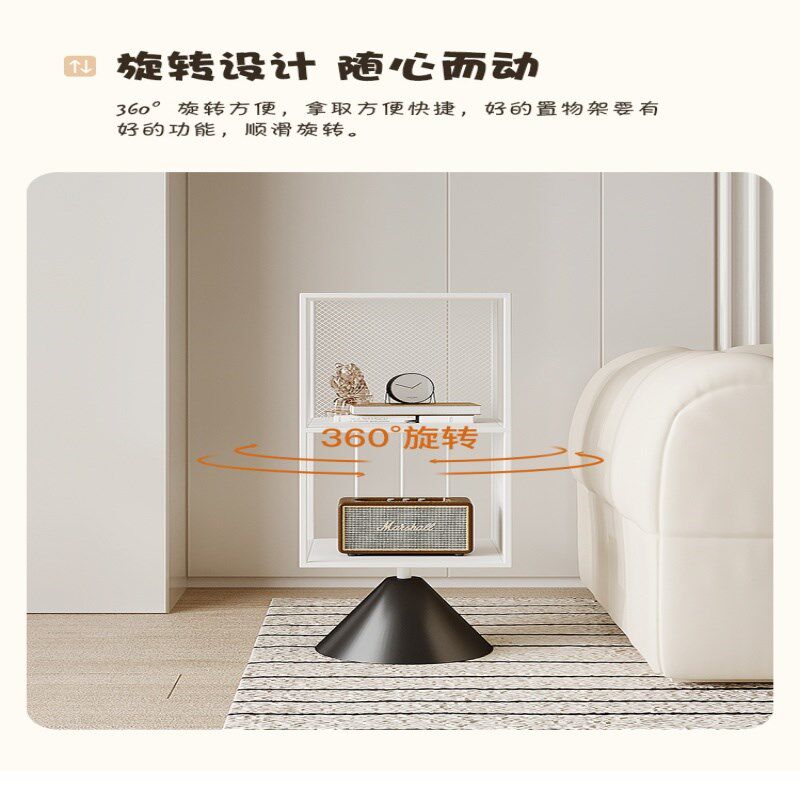 客厅书架落地置物架儿童转角简易卧室电视旁小书柜铁艺玩具收纳架