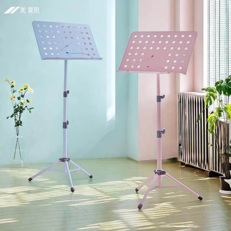 吉他音谱架古琴谱台萨克斯家用乐谱架子可携式二胡加粗加厚专业包